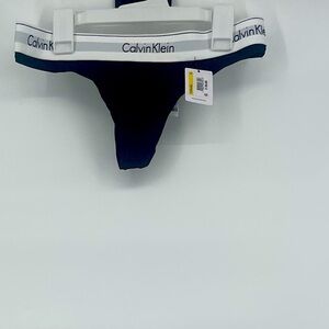 Calvin Klein nwt black logo band thong underwear